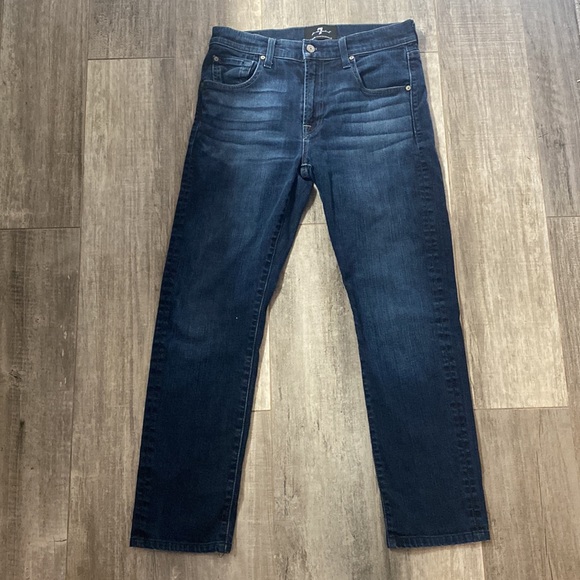 7 for All Mankind luxe performance jeans size 31.  Good condition - Picture 5 of 5